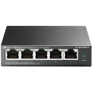 Switch TP-LINK TL-SG1005LP, 5 porturi Gigabit, negru Switch TP-LINK TL-SG1005LP, 5 porturi Gigabit, negru