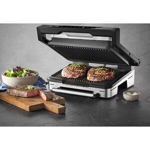 Gratar electric WMF Profi Plus 415560011, 2000W, argintiu-negru Gratar electric WMF Profi Plus 415560011, 2000W, argintiu-negru