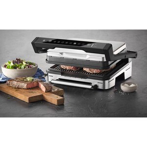 Gratar electric WMF Profi Plus 415560011, 2000W, argintiu-negru Gratar electric WMF Profi Plus 415560011, 2000W, argintiu-negru