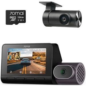 Camera auto duala DVR 70MAI T800 + RC24, 4K, GPS, HDR, negru, card 128GB Camera auto duala DVR 70MAI T800 + RC24, 4K, GPS, HDR, negru, card 128GB