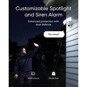 Camera IP Wireless EUFY Floodlight E30, 2K HD, Night/Day Vision, Supraveghere 360, Detectare AI, alb Camera IP Wireless EUFY Floodlight E30, 2K HD, Night/Day Vision, Supraveghere 360, Detectare AI, alb