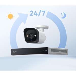 Camera IP exterior EUFY Bullet POE E40, 2160p, IR, Night Vision, alb Camera IP exterior EUFY Bullet POE E40, 2160p, IR, Night Vision, alb