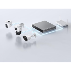 Camera IP exterior EUFY Turret POE E41, 2160p, IR, Night Vision, alb Camera IP exterior EUFY Turret POE E41, 2160p, IR, Night Vision, alb