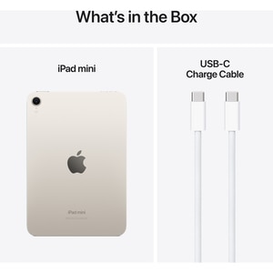 Tableta APPLE iPad Mini 7, 8.3", 256GB, Wi-Fi, Starlight Tableta APPLE iPad Mini 7, 8.3", 256GB, Wi-Fi, Starlight