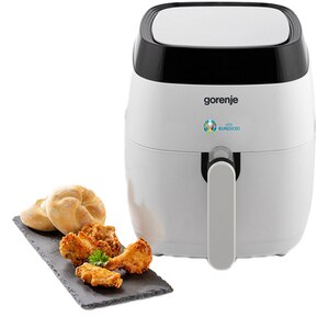 Friteuza cu aer cald GORENJE AF1409DW, 3.5l, 1400W, alb-negru Friteuza cu aer cald GORENJE AF1409DW, 3.5l, 1400W, alb-negru