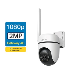 Camera IP Wireless exterior TP-LINK Tapo C501GW, 2MP, 1080 p, IP65, IR, Night Vision, alb Camera IP Wireless exterior TP-LINK Tapo C501GW, 2MP, 1080 p, IP65, IR, Night Vision, alb