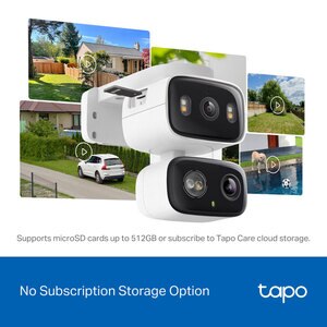 Camera IP Wireless Duala Tapo C246D, 6MP, IR, Night Vision, alb Camera IP Wireless Duala Tapo C246D, 6MP, IR, Night Vision, alb