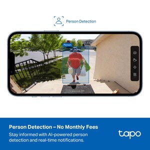 Kit camera IP Wireless exterior TP-LINK Tapo C400, 2MP, 1080 p, IP65, IR, Night Vision, alb Kit camera IP Wireless exterior TP-LINK Tapo C400, 2MP, 1080 p, IP65, IR, Night Vision, alb