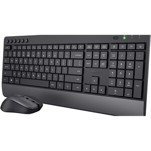 Kit tastatura si mouse Wireless TRUST Trezo Comfort 24529, USB, Layout US INT, negru Kit tastatura si mouse Wireless TRUST Trezo Comfort 24529, USB, Layout US INT, negru