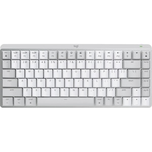 Tastatura Wireless pentru Mac LOGITECH MX Mechanical Mini, Bluetooth, USB, alb-gri Tastatura Wireless pentru Mac LOGITECH MX Mechanical Mini, Bluetooth, USB, alb-gri