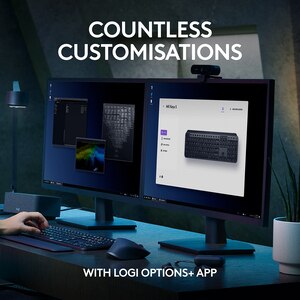 Tastatura Wireless LOGITECH MX Keys S Plus Palmrest, USB, Bluetooth, US INT, Graphite Tastatura Wireless LOGITECH MX Keys S Plus Palmrest, USB, Bluetooth, US INT, Graphite