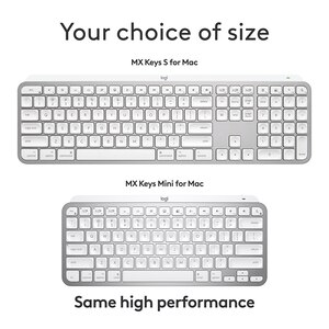 Tastatura Wireless pentru Mac LOGITECH MX KEYS S, USB, Bluetooth, Layout US, alb Tastatura Wireless pentru Mac LOGITECH MX KEYS S, USB, Bluetooth, Layout US, alb