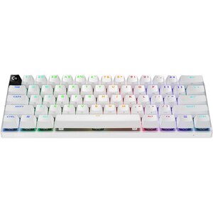 Tastatura Gaming Wireless mecanica LOGITECH PRO X 60, Optical Switch, Bluetooth, USB, Layout INT, alb Tastatura Gaming Wireless mecanica LOGITECH PRO X 60, Optical Switch, Bluetooth, USB, Layout INT, alb