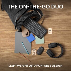 Kit mouse si tastatura wireless LOGITECH Pebble 2 Combo pentru Mac, Bluetooth, grafit Kit mouse si tastatura wireless LOGITECH Pebble 2 Combo pentru Mac, Bluetooth, grafit