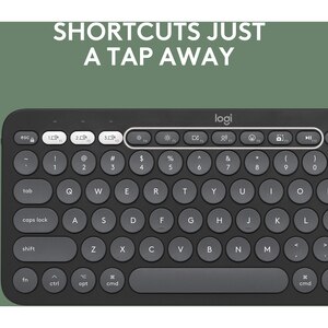 Kit mouse si tastatura wireless LOGITECH Pebble 2 Combo pentru Mac, Bluetooth, grafit Kit mouse si tastatura wireless LOGITECH Pebble 2 Combo pentru Mac, Bluetooth, grafit