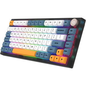 Tastatura Gaming Wireless mecanica AQIRYS Libertas, Bluetooth, Layout US, negru Tastatura Gaming Wireless mecanica AQIRYS Libertas, Bluetooth, Layout US, negru