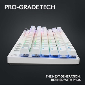 Tastatura Gaming Wireless mecanica LOGITECH G PRO X TKL TACTILE LIGHTSPEED Wireless, Layout US INT, White Tastatura Gaming Wireless mecanica LOGITECH G PRO X TKL TACTILE LIGHTSPEED Wireless, Layout US INT, White