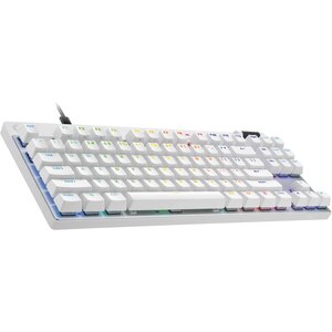 Tastatura Gaming mecanica cu fir LOGITECH PRO X TKL RAPID, Switch Analog, USB, Layout US, alb Tastatura Gaming mecanica cu fir LOGITECH PRO X TKL RAPID, Switch Analog, USB, Layout US, alb