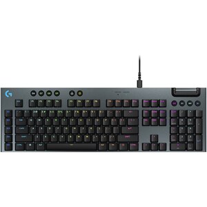 Tastatura Gaming Mecanica LOGITECH G915 X Corded, USB, Layout US INT, negru Tastatura Gaming Mecanica LOGITECH G915 X Corded, USB, Layout US INT, negru