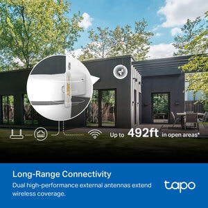 Camera IP Wireless TC43, 5MP, IR, Night Vision, alb Camera IP Wireless TC43, 5MP, IR, Night Vision, alb