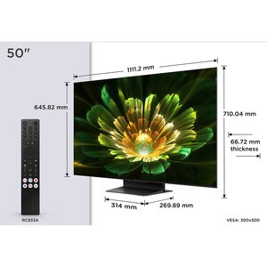 Televizor MiniLed Smart TCL 50C79K, Ultra HD 4K, HDR, 126cm Televizor MiniLed Smart TCL 50C79K, Ultra HD 4K, HDR, 126cm