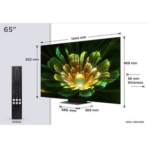 Televizor MiniLed Smart TCL 65C79K, Ultra HD 4K, HDR, 164cm Televizor MiniLed Smart TCL 65C79K, Ultra HD 4K, HDR, 164cm