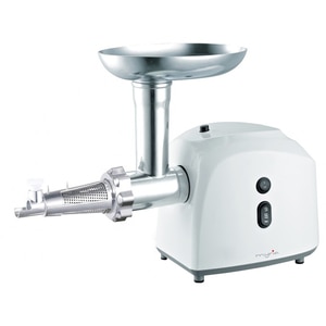 Masina de tocat carne MYRIA MY4075, 0.5kg/min, 1200W, accesoriu carnati/suc de rosii/kebbe, alb-gri Masina de tocat carne MYRIA MY4075, 0.5kg/min, 1200W, accesoriu carnati/suc de rosii/kebbe, alb-gri