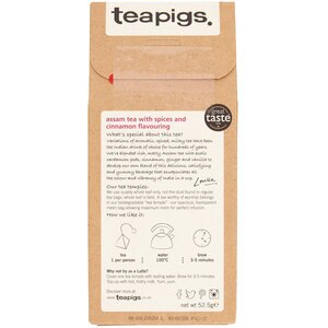 Ceai infuzie TEAPIGS Chai Tea, 15 buc, 52.5g Ceai infuzie TEAPIGS Chai Tea, 15 buc, 52.5g