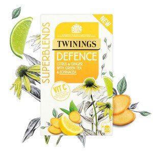 Ceai TWININGS Superblends Defence 18 buc, 36g Ceai TWININGS Superblends Defence 18 buc, 36g