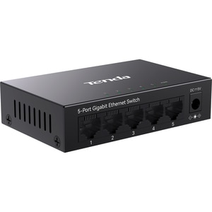 Switch TENDA TEG1005V4, 5 porturi gigabit, negru Switch TENDA TEG1005V4, 5 porturi gigabit, negru