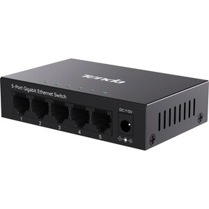 Switch TENDA TEG1005V4, 5 porturi gigabit, negru Switch TENDA TEG1005V4, 5 porturi gigabit, negru