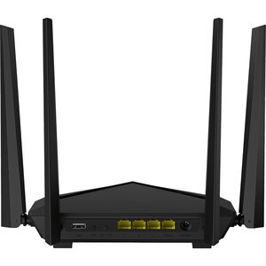 Router Wireless Gigabit TENDA AC10 AC1200, Dual-Band 300 + 867 Mbps, negru Router Wireless Gigabit TENDA AC10 AC1200, Dual-Band 300 + 867 Mbps, negru