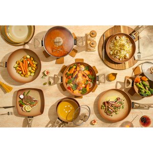 Cratita cu capac AMERCOOK Terracotta AC0108505.24, 3.8l, 24cm, aluminiu presat, aramiu Cratita cu capac AMERCOOK Terracotta AC0108505.24, 3.8l, 24cm, aluminiu presat, aramiu