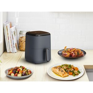 Friteuza cu aer cald TEFAL Easy Fry EY145B10, 1kg, 3l, 1300W, bleumarin-negru Friteuza cu aer cald TEFAL Easy Fry EY145B10, 1kg, 3l, 1300W, bleumarin-negru