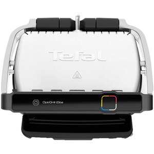 Gratar electric TEFAL OptiGrill Elite GC750D30, 2000W, 12 programe automate, argintiu-negru Gratar electric TEFAL OptiGrill Elite GC750D30, 2000W, 12 programe automate, argintiu-negru