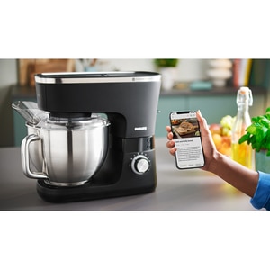 Robot de bucatarie PHILIPS Seria 7000 HR7962/01, vas 5.5l, 1000W, 8 trepte viteza, negru-argintiu Robot de bucatarie PHILIPS Seria 7000 HR7962/01, vas 5.5l, 1000W, 8 trepte viteza, negru-argintiu