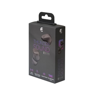 Casti E-BODA Thunder Sound, True Wireless Bluetooth, In-ear, Microfon, negru Casti E-BODA Thunder Sound, True Wireless Bluetooth, In-ear, Microfon, negru