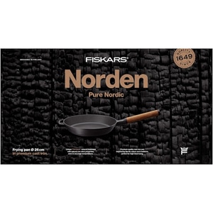 Tigaie FISKARS Norden, 26 cm, fonta, negru Tigaie FISKARS Norden, 26 cm, fonta, negru