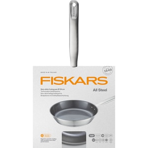 Tigaie FISKARS All Steel, 24 cm, otel inoxidabil, argintiu Tigaie FISKARS All Steel, 24 cm, otel inoxidabil, argintiu
