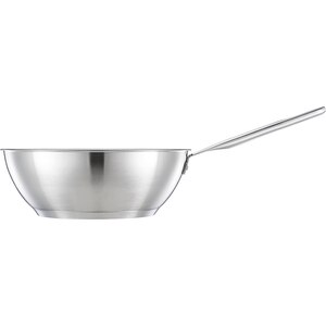 Tigaie wok FISKARS All Steel, 28 cm, otel inoxidabil, argintiu Tigaie wok FISKARS All Steel, 28 cm, otel inoxidabil, argintiu