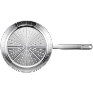 Tigaie FISKARS All Steel Pure, 28 cm, otel inoxidabil, argintiu Tigaie FISKARS All Steel Pure, 28 cm, otel inoxidabil, argintiu