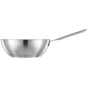 Tigaie wok FISKARS All Steel Pure, 28 cm, otel inoxidabil, argintiu Tigaie wok FISKARS All Steel Pure, 28 cm, otel inoxidabil, argintiu