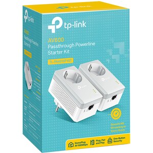 Kit adaptor Powerline TP-LINK TL-PA4010PKIT, 600 Mbps, alb Kit adaptor Powerline TP-LINK TL-PA4010PKIT, 600 Mbps, alb