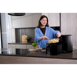 Friteuza cu aer cald MYRIA MY4467, 6,5l, 1700W, negru Friteuza cu aer cald MYRIA MY4467, 6,5l, 1700W, negru