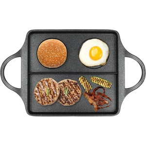 Placa grill BB burger RISOLI Explora, 40 cm x 24 cm, aluminiu reciclat, negru Placa grill BB burger RISOLI Explora, 40 cm x 24 cm, aluminiu reciclat, negru