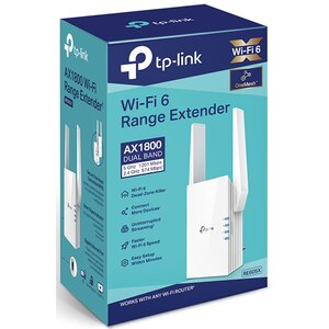 Wireless Range Extender TP-LINK RE605X AX1800, Dual Band 574 + 1201 Mbps, alb Wireless Range Extender TP-LINK RE605X AX1800, Dual Band 574 + 1201 Mbps, alb
