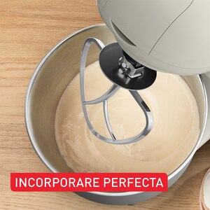Robot de bucatarie TEFAL Essential QB160138, vas 4.8l, 800W, 6 trepte viteza, alb-argintiu Robot de bucatarie TEFAL Essential QB160138, vas 4.8l, 800W, 6 trepte viteza, alb-argintiu