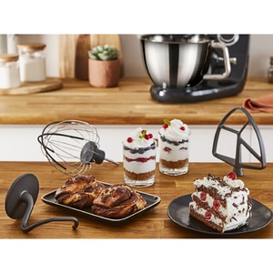 Robot de bucatarie TEFAL I-Coach Touch QB951838, vas 5.5l, 1200W, 10 trepte viteza, negru-argintiu Robot de bucatarie TEFAL I-Coach Touch QB951838, vas 5.5l, 1200W, 10 trepte viteza, negru-argintiu
