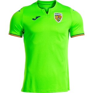 Tricou fotbal de joc JOMA Echipa nationala de Fotbal a Romaniei 2025, marimea S, verde fosforescent Tricou fotbal de joc JOMA Echipa nationala de Fotbal a Romaniei 2025, marimea S, verde fosforescent