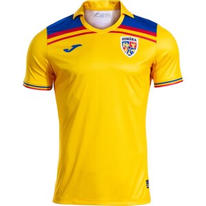Tricou fotbal suporter 2 JOMA Echipa Nationala de Fotbal a Romaniei 2025, marimea M, galben Tricou fotbal suporter 2 JOMA Echipa Nationala de Fotbal a Romaniei 2025, marimea M, galben